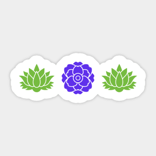 Zen Flowers Sticker